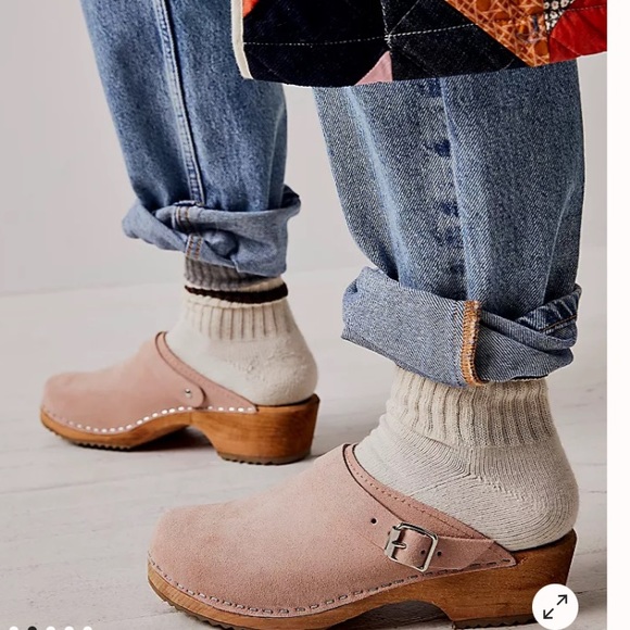 New: MIA Alma Leather and Wood Clog. Made in Sweden. Size 37 - Picture 4 of 16